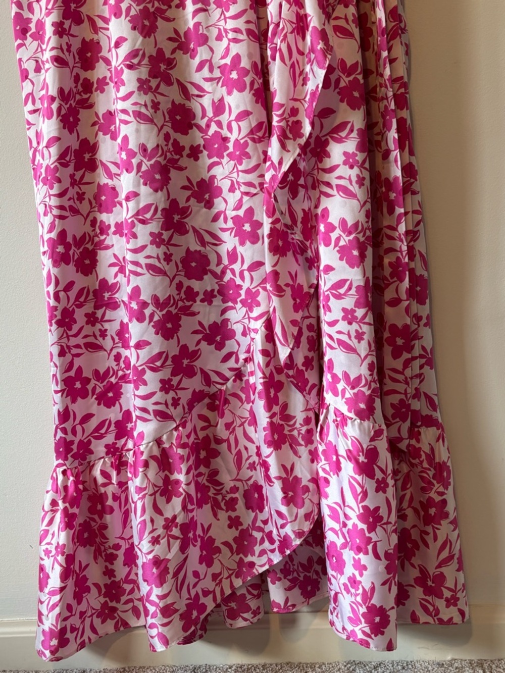Draper James RSVP Pink Floral Spring Wedding Guest Maxi Dress Womens Size XL - Picture 8 of 13